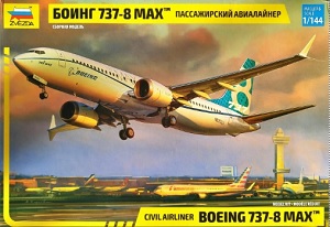 Boeing 737-8 Max Ҵ 1/144 ͧ Zvezda